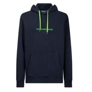 BackLabel x The Dolder Grand Logo Hoodie Sweatshirt Navy Green Size Large